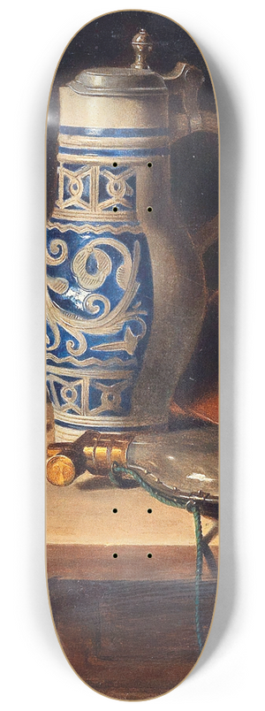 Max Schdl - Still Life With Pitcher And Powder Flask 8.25 inch art skate deck