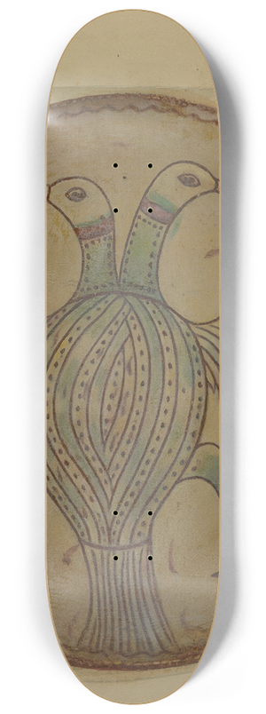 Max Soltmann - Pa. German Dish 8.25 inch art skate deck