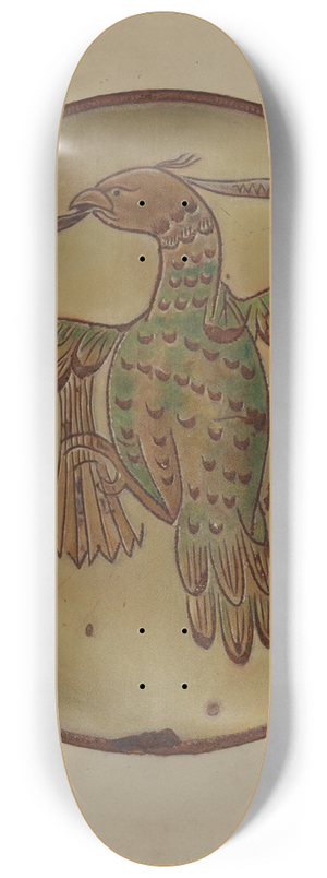 Max Soltmann - Pa. German Plate 8.25 inch art skate deck