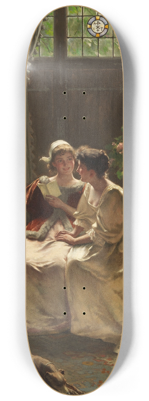 Max Volkhart - Gute Nachrichten 8.25 inch art skate deck