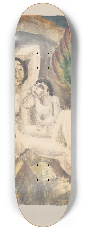 Max Weber - Mother andChild 8.25 inch art skate deck