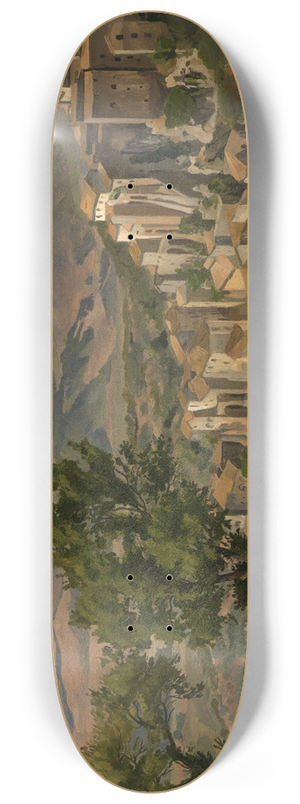 Max Wilhelm Roman - Landschaft bei Olevano 8.25 inch art skate deck