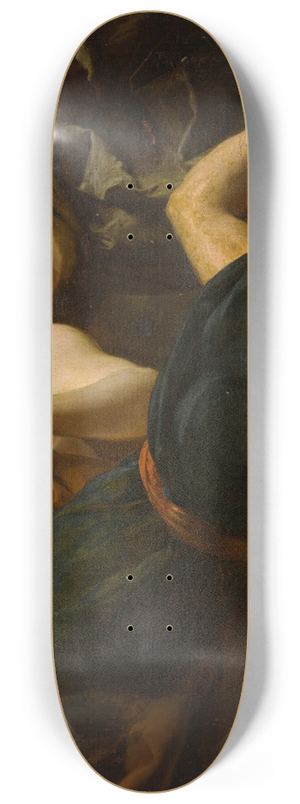 Antoine Rivalz - Joseph and Potiphars wife 8.25 inch art skate deck