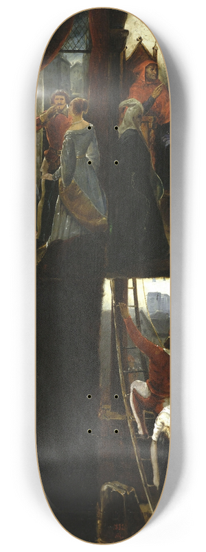 Antoine Rivoulon - Scnes de Notre-Dame de Paris 8.25 inch art skate deck Antoine Rivoulon - Scnes de Notre-Dame de Paris 8.25 inch art skate deck