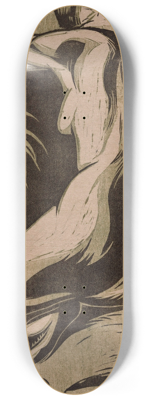 Meijer Bleekrode - Naakte vrouw 8.25 inch art skate deck