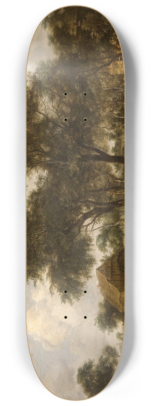 Meindert Hobbema - Water Mill 8.25 inch art skate deck