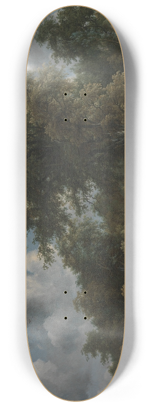 Meindert Hobbema - Woodland Road 8.25 inch art skate deck