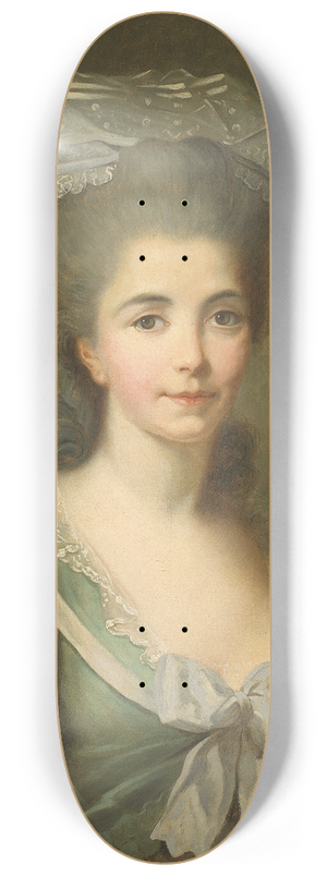 Antoine Vestier - Portrait de femme 8.25 inch art skate deck