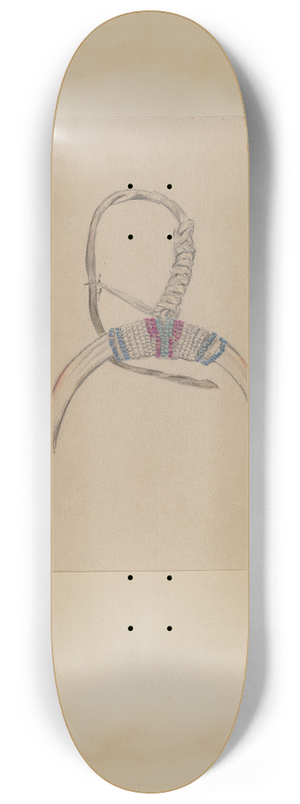 Melita Hofmann - Bone and Beadwork 8.25 inch art skate deck