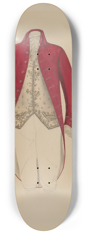 Melita Hofmann - Mans Coat and Waistcoat 8.25 inch art skate deck
