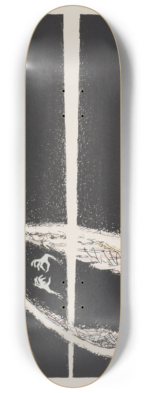 Menachem Birnbaum - Chad Gadjo Pl. 4 8.25 inch art skate deck