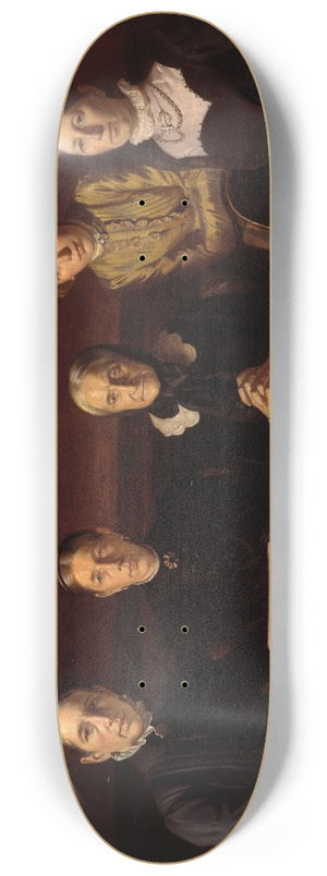 Michael Ancher - Christmas Day 1900 8.25 inch art skate deck Michael Ancher - Christmas Day 1900 8.25 inch art skate deck