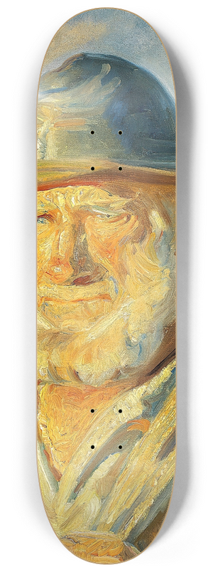 Michael Ancher - Skagenfisker i aftensol. Studie 8.25 inch art skate deck