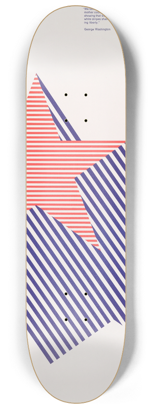 Michael David Brown - 1776 8.25 inch art skate deck