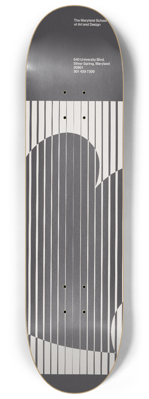 Michael David Brown - Peace 8.25 inch art skate deck