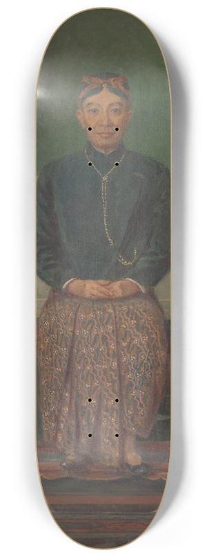 Anton Abraham van Anrooy - Portret van Pangeran Ario Soejono, minister zonder portefeuille in oorlogskabinet te Londen 8.25 inch art skate deck