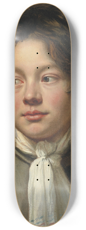 Michaelina Wautier - Head of a boy 8.25 inch art skate deck Michaelina Wautier - Head of a boy 8.25 inch art skate deck