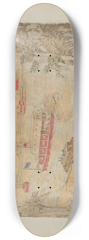 Michael Trekur - Printed Cotton 8.25 inch art skate deck