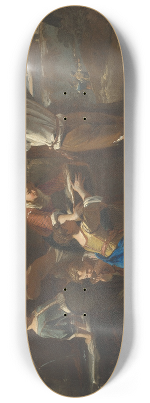 Michelangelo Cerquozzi - Washerwomen at the well 8.25 inch art skate deck