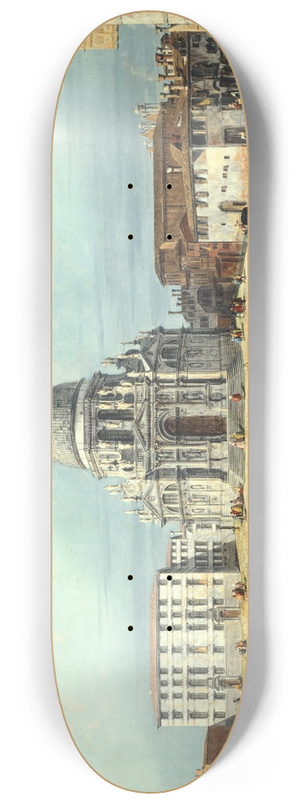 Michele Marieschi - The Church of Santa Maria della Salute, Venice 8.25 inch art skate deck