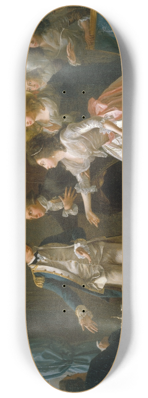 Michel Garnier - Le Contrat de mariage interrompu 8.25 inch art skate deck