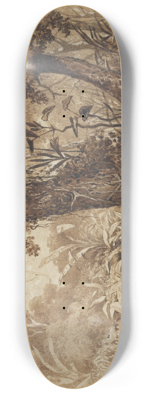Michel Jean Cazabon - On the Cimaronero River 8.25 inch art skate deck