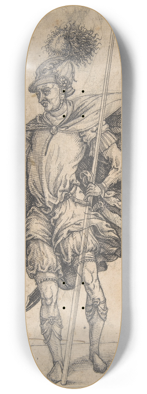 Michel Kirmer - A Standing Soldier 8.25 inch art skate deck