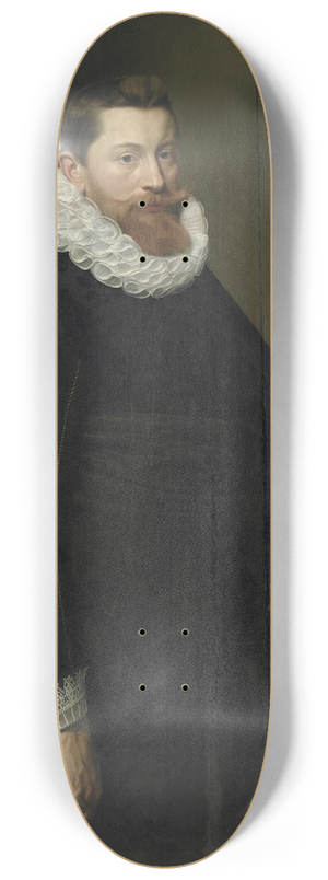 Michiel Jansz. Van Mierevelt - Portrait of a Gentleman 8.25 inch art skate deck