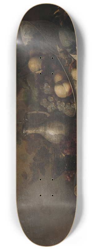 Michiel Simons II - Still Life with Fruit 8.25 inch art skate deck