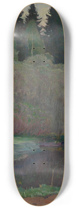 Mikhail Nesterov - The Nightingale is Singing 8.25 inch art skate deck