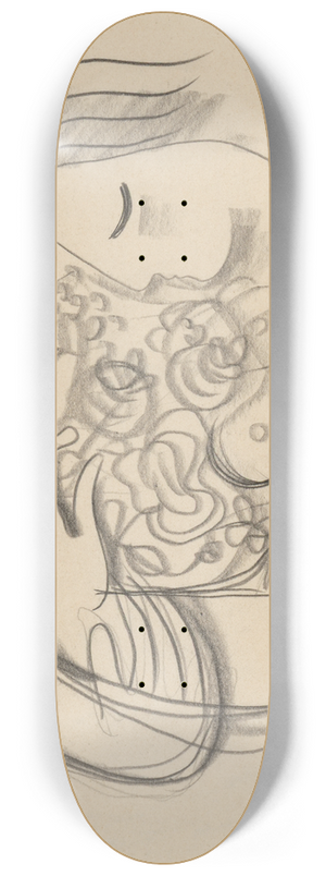 Mikul Galanda - Dieva s kvetmi v nru 8.25 inch art skate deck