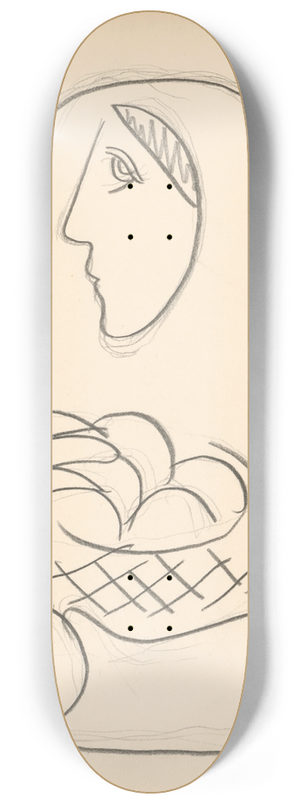 Mikul Galanda - ena s kokom ovocia v nru 8.25 inch art skate deck