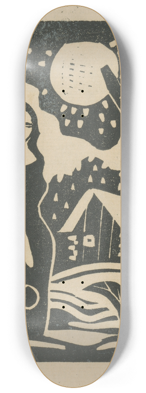 Mikul Galanda - ena v krajine 8.25 inch art skate deck
