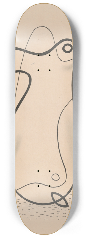 Mikul Galanda - Game of Forms 8.25 inch art skate deck