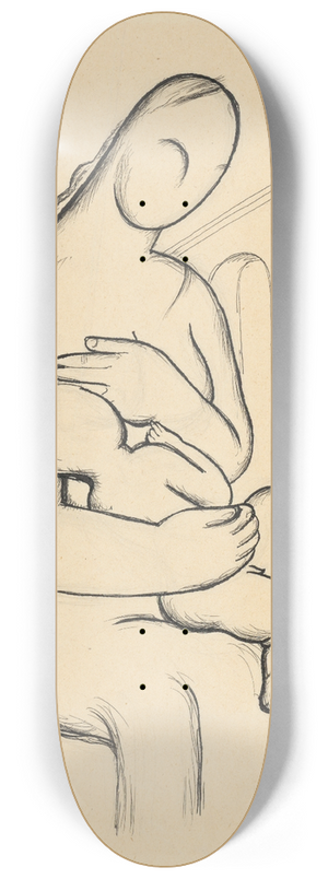 Mikul Galanda - Kojaca matka s architektrou v pozad 8.25 inch art skate deck