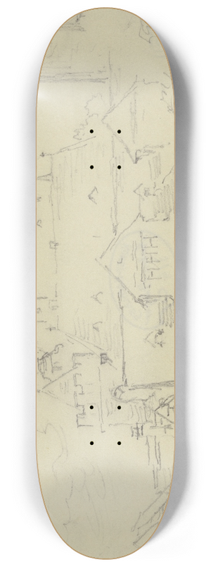 Anton Burger - Kronberg castle 8.25 inch art skate deck