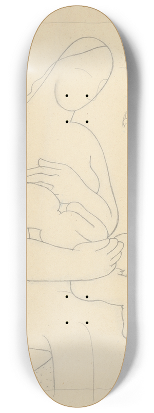 Mikul Galanda - Matka s korintskm stpom v pozad 8.25 inch art skate deck