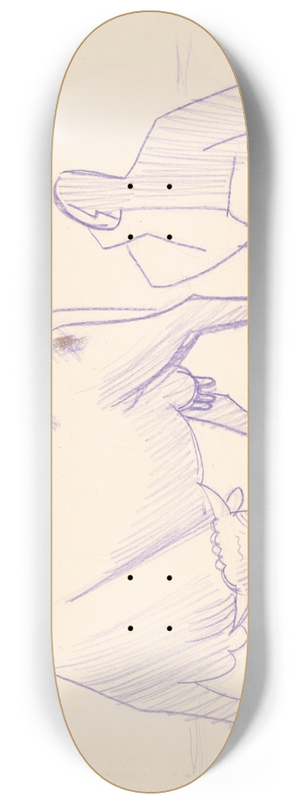 Mikul Galanda - Pastier s kravou 8.25 inch art skate deck