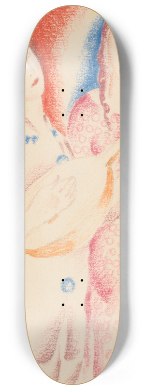 Mikul Galanda - Playing the mandolin 8.25 inch art skate deck