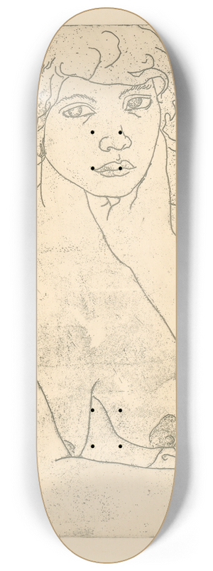 Mikul Galanda - Poprsie mladej eny ensk polakt 8.25 inch art skate deck