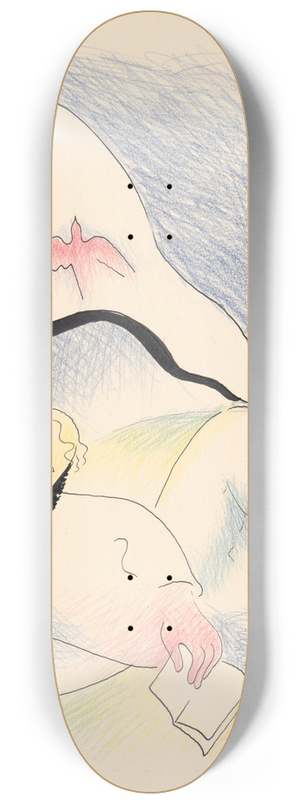 Mikul Galanda - Reading 8.25 inch art skate deck