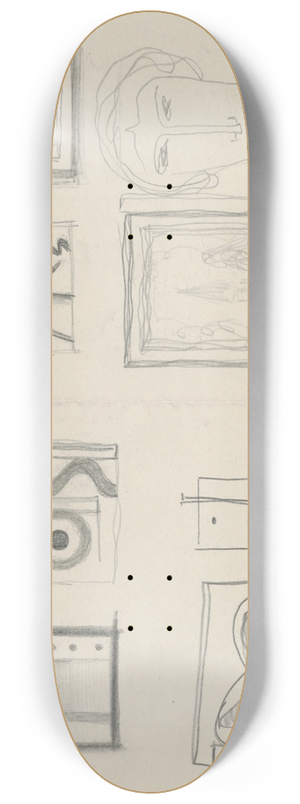 Mikul Galanda - Small Studies 8.25 inch art skate deck