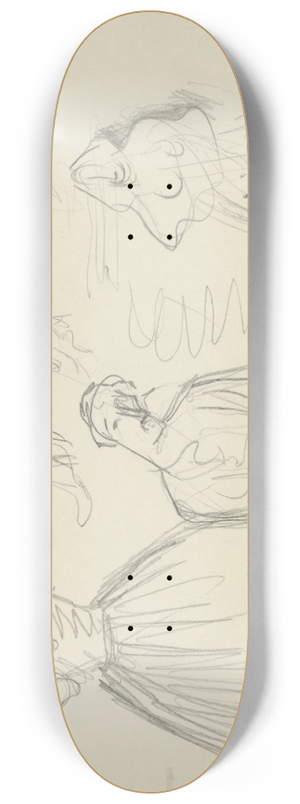 Mikul Galanda - tdie vidieckych figr 8.25 inch art skate deck