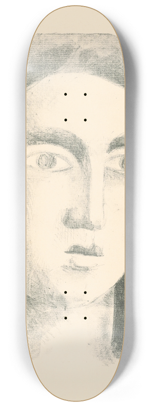 Mikul Galanda - The head of a Woman 8.25 inch art skate deck