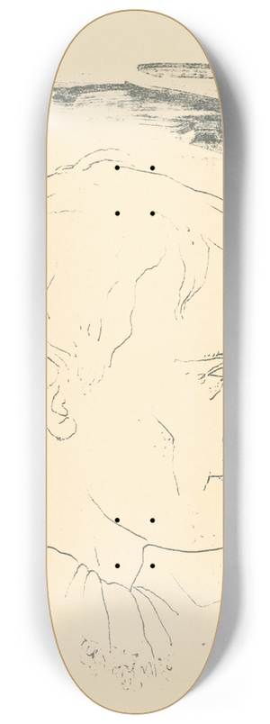 Mikul Galanda - The head of a Young Man 8.25 inch art skate deck