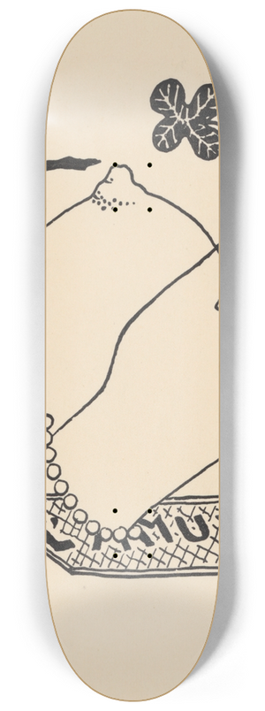 Mikul Galanda - Volcano 8.25 inch art skate deck Mikul Galanda - Volcano 8.25 inch art skate deck