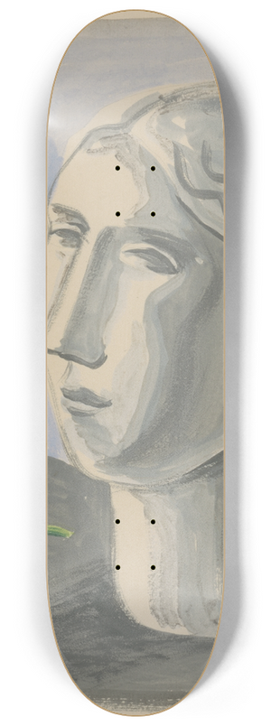 Mikul Galanda - Womans head 8.25 inch art skate deck