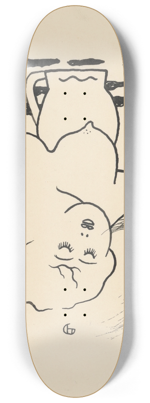Mikul Galanda - Woman with a Jug 8.25 inch art skate deck Mikul Galanda - Woman with a Jug 8.25 inch art skate deck