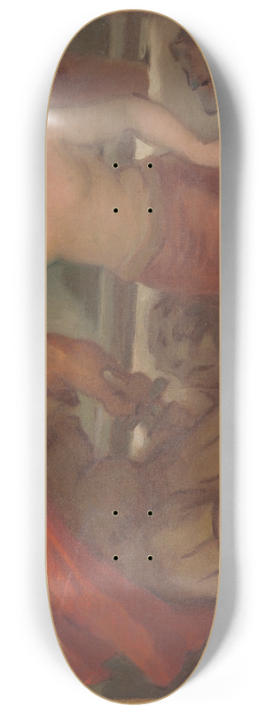 Milan Thomka Mitrovsk - Round Study of Composition from Roman History 8.25 inch art skate deck