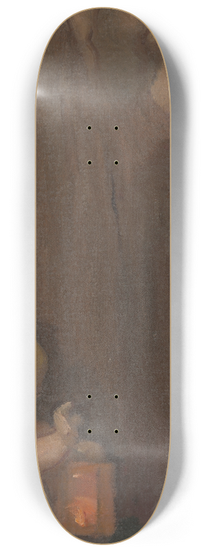 Milan Thomka Mitrovsk - Study of Pilgrims with a Guardian angel  Ahasver 8.25 inch art skate deck